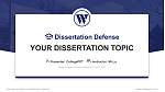 Wedel University of Applied Sciences학위 논문 방어PPT 템플릿