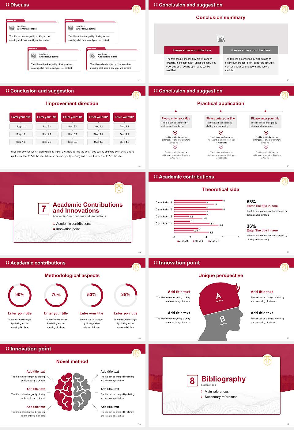 University of Osnabrück Graduation Thesis Defense PPT Template16:9 ratio PPT effect preview image6