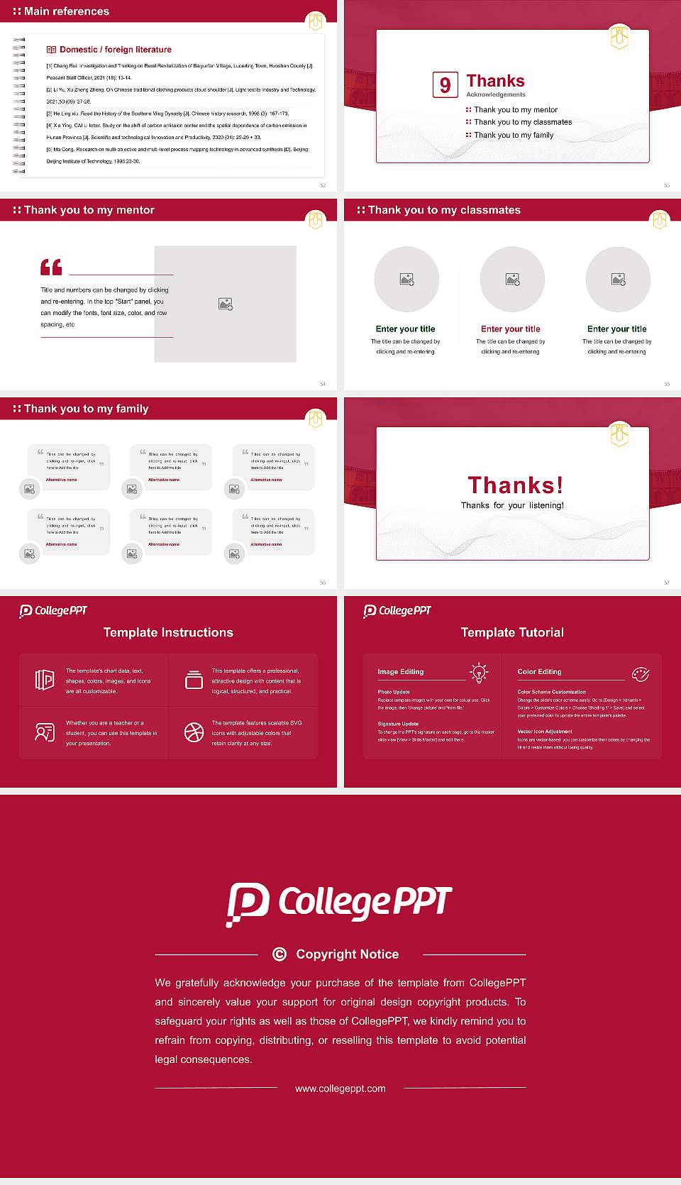 University of Osnabrück Graduation Thesis Defense PPT Template16:9 ratio PPT effect preview image7