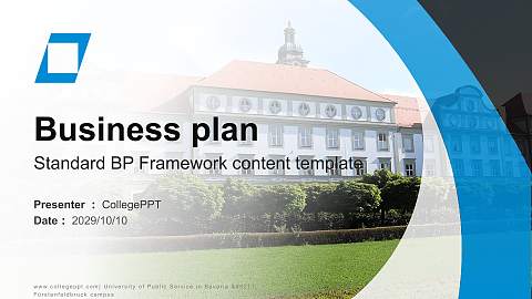 University of Public Service in Bavaria – Fürstenfeldbruck campus Competition/Entrepreneurship Contest PPT Template