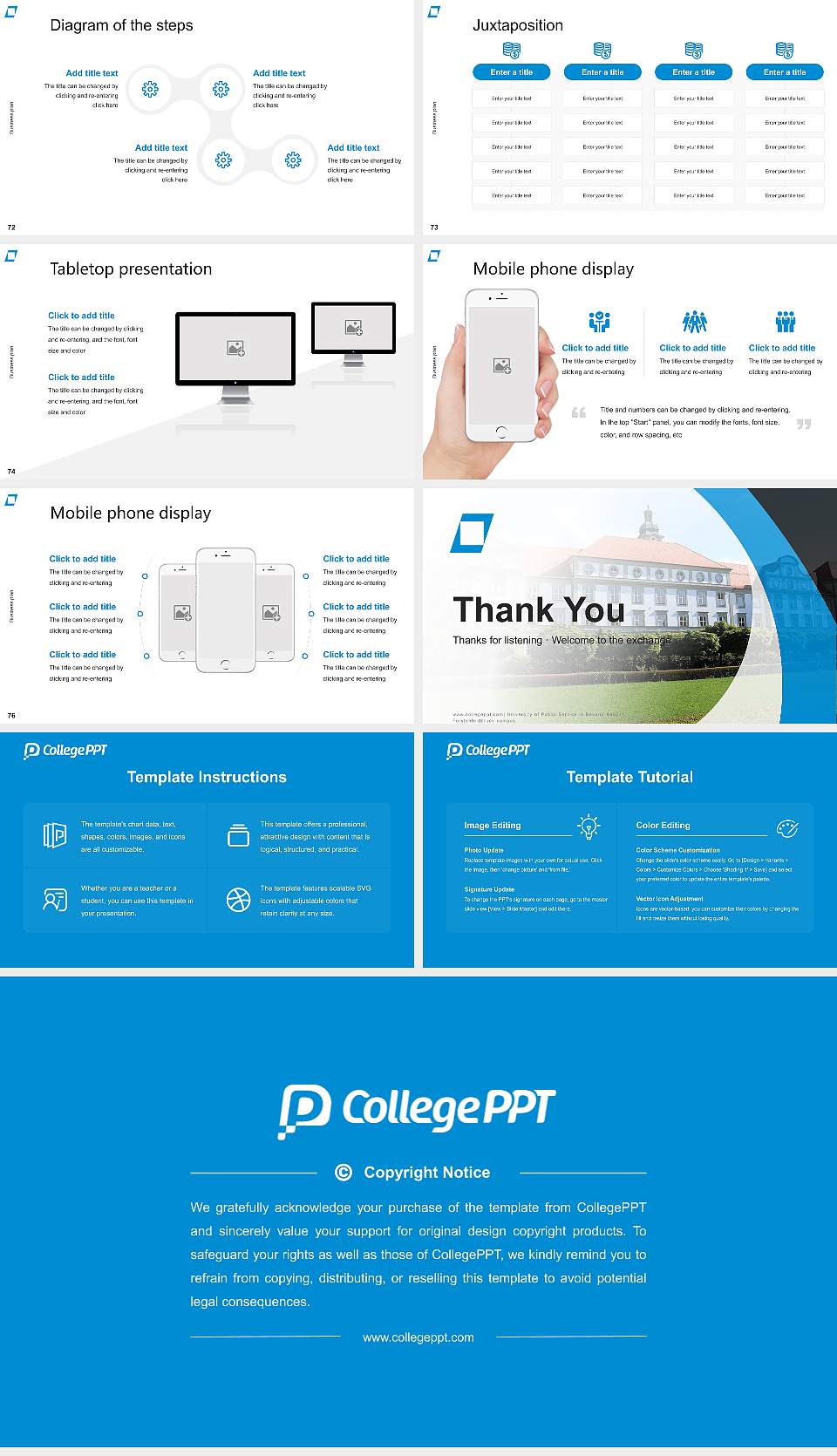 University of Public Service in Bavaria – Fürstenfeldbruck campus Competition/Entrepreneurship Contest PPT Template16:9 ratio PPT effect preview image9