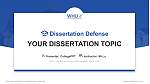 WHU – Otto Beisheim School of Management Graduation Thesis Defense PPT Template