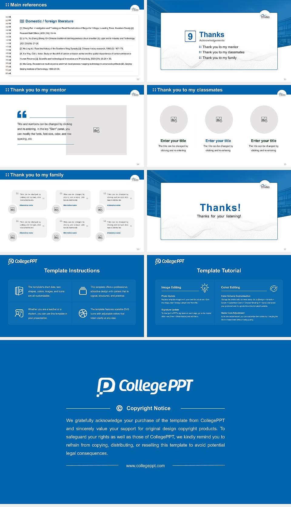 West Coast University of Applied Sciences Graduation Thesis Defense PPT Template16:9 ratio PPT effect preview image7