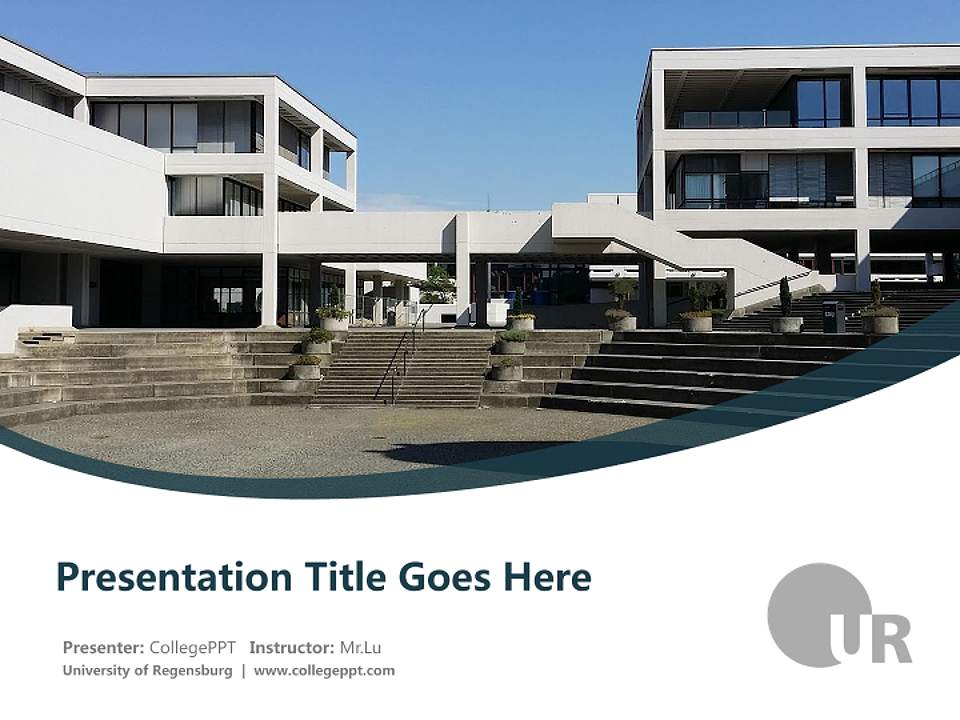 University of Regensburg Course/Courseware Creation PPT Template4:3 ratio PPT effect preview image5