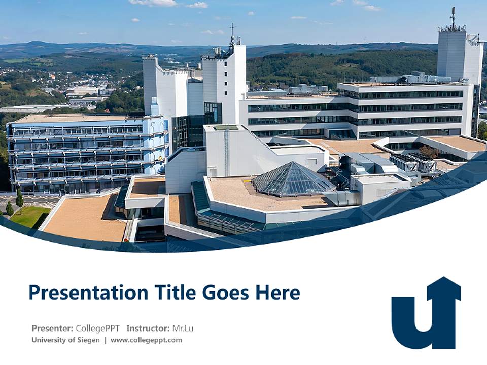 University of Siegen Course/Courseware Creation PPT Template4:3 ratio PPT effect preview image5