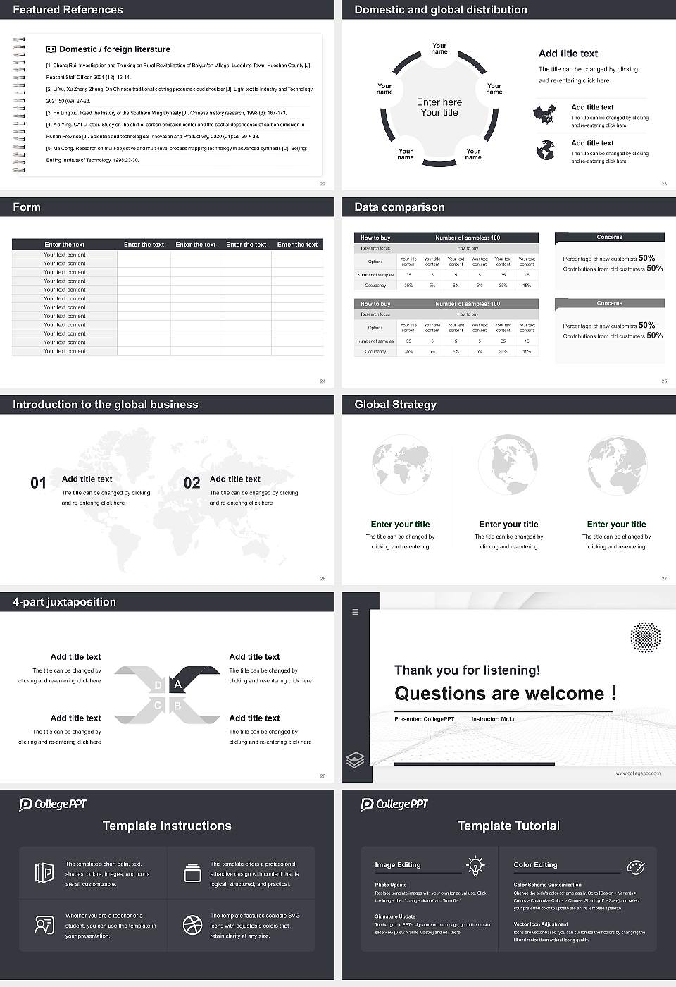 University of Stuttgart – Stadtmitte campus Thesis Proposal/Graduation Defense PPT Template16:9 ratio PPT effect preview image4
