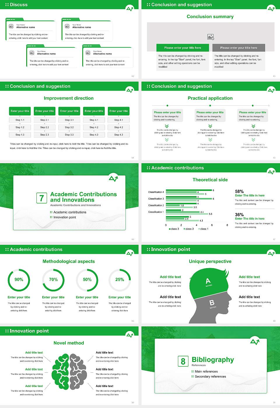 AKAD University Stuttgart – State Approved Graduation Thesis Defense PPT Template16:9 ratio PPT effect preview image6