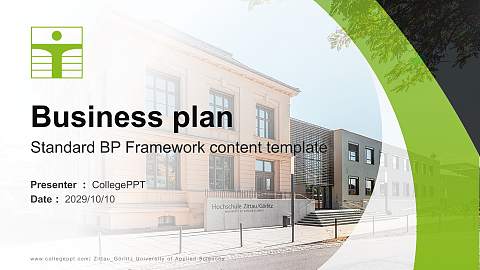 Zittau_Görlitz University of Applied Sciences Competition/Entrepreneurship Contest PPT Template