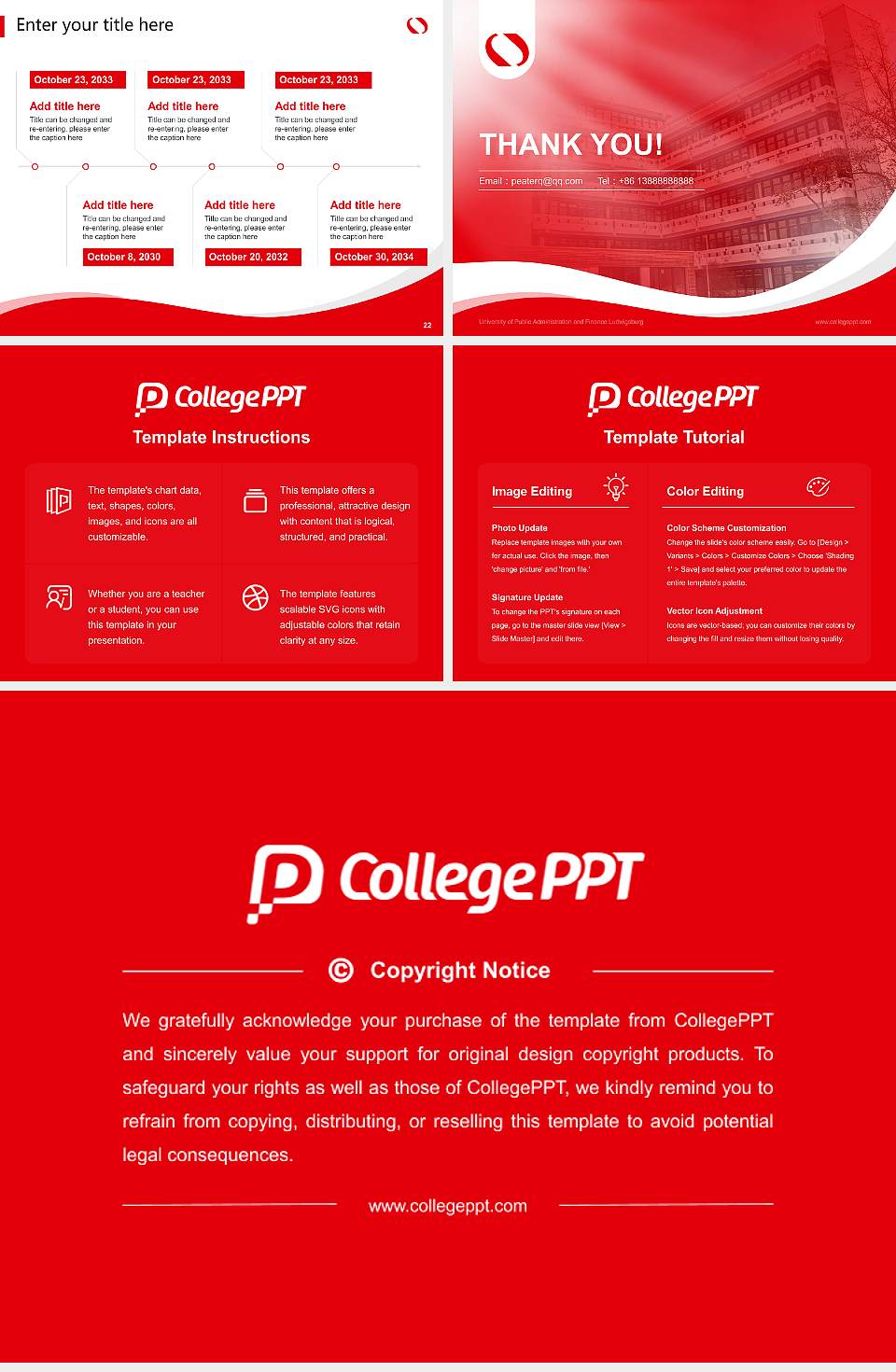 University of Public Administration and Finance Ludwigsburg Lecture Sharing and Networking Event PPT Template4:3 ratio PPT effect preview image4