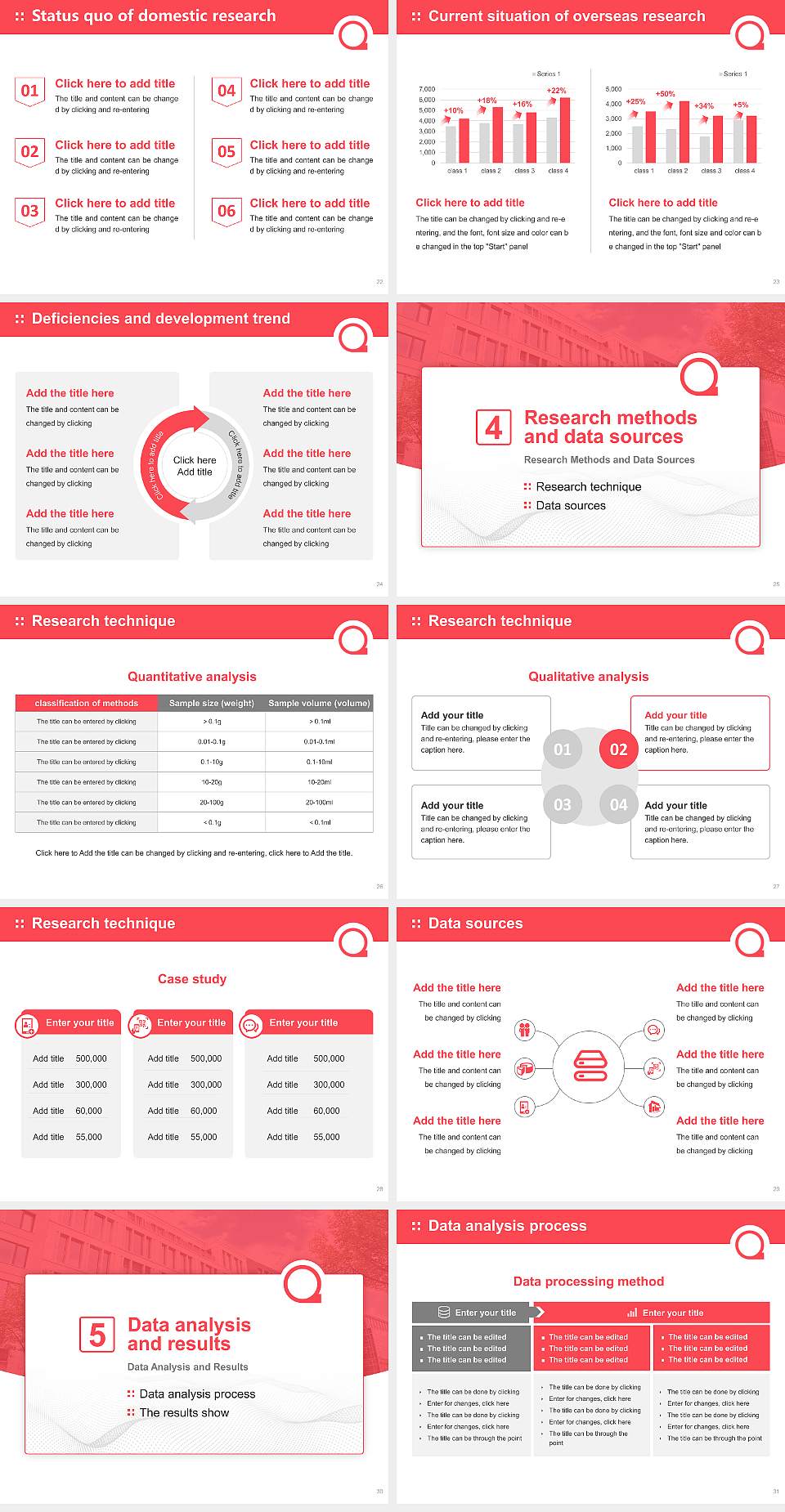 Quadriga University of Applied Sciences Graduation Thesis Defense PPT Template4:3 ratio PPT effect preview image4