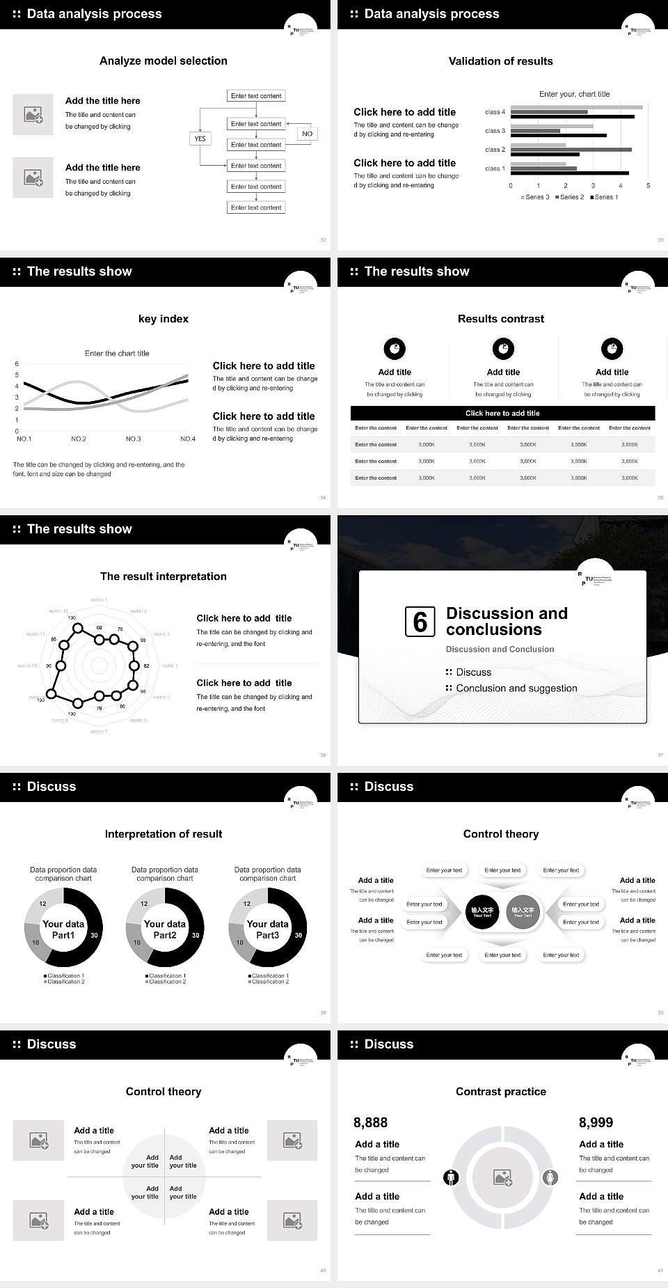 Rhineland-Palatinate Technical University Kaiserslautern-Landau – Landau campus Graduation Thesis Defense PPT Template4:3 ratio PPT effect preview image5