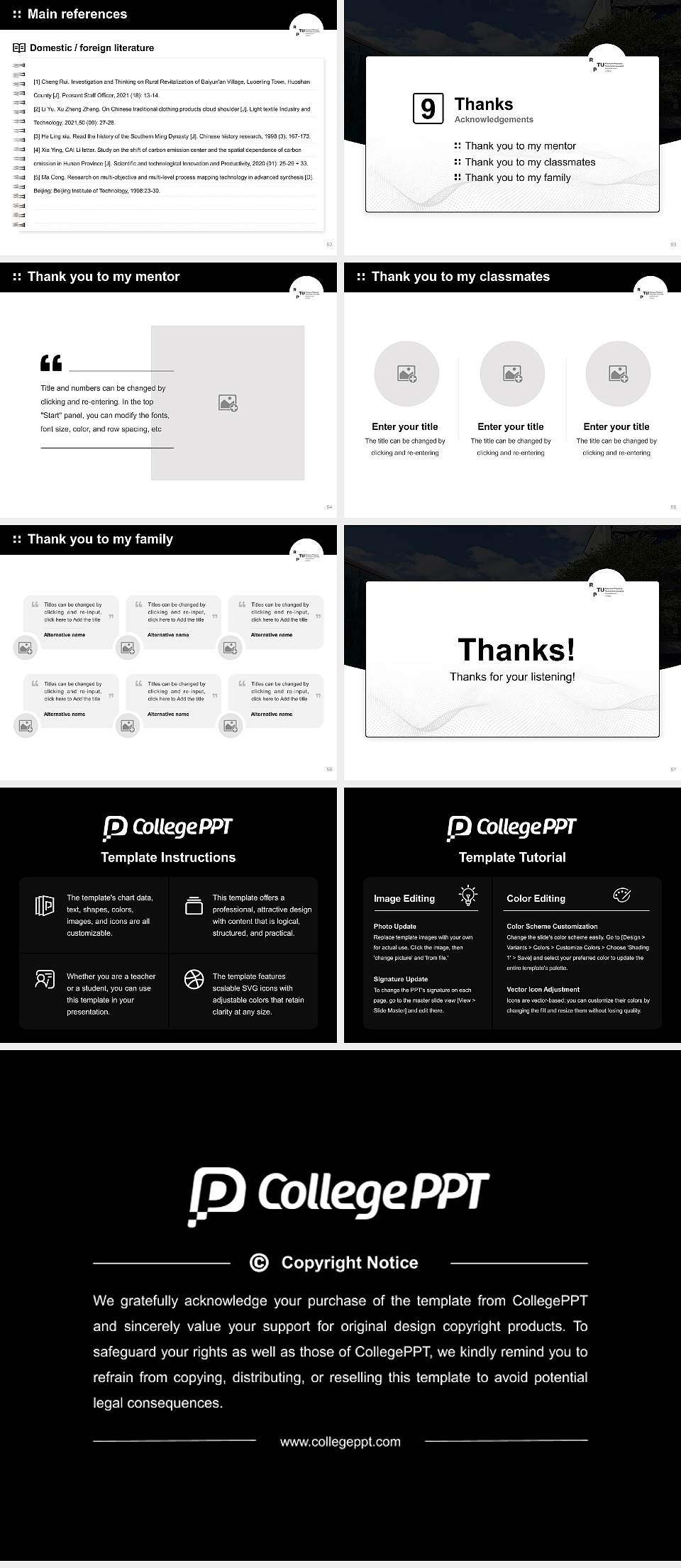 Rhineland-Palatinate Technical University Kaiserslautern-Landau – Landau campus Graduation Thesis Defense PPT Template4:3 ratio PPT effect preview image7
