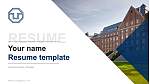 Technical University of Dresden Resume PPT Template