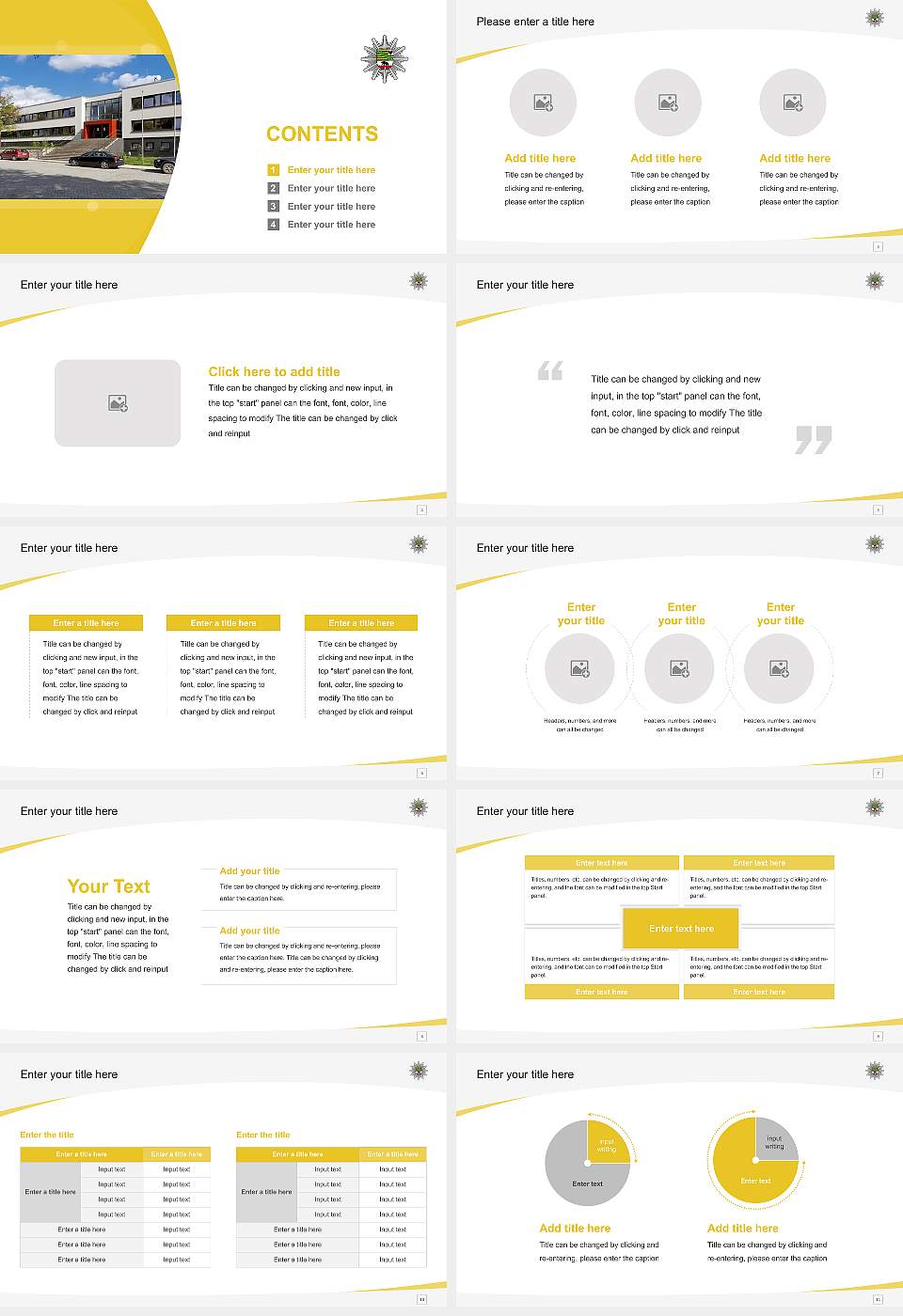 Saxony-Anhalt Police University of Applied Sciences Course/Courseware Creation PPT Template16:9 ratio PPT effect preview image2