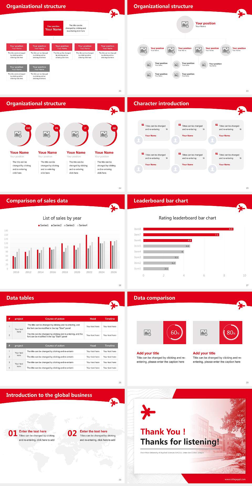 RheinMain University of Applied Sciences – Unter den Eichen campus Academic Presentation/Research Findings Report PPT Template4:3 ratio PPT effect preview image4