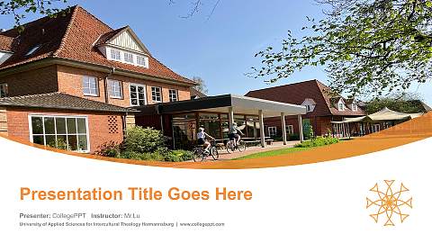 University of Applied Sciences for Intercultural Theology Hermannsburg Course/Courseware Creation PPT Template