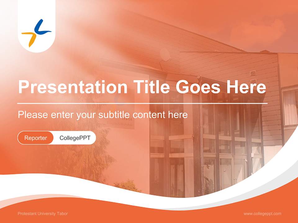 Protestant University Tabor Lecture Sharing and Networking Event PPT Template4:3 ratio PPT effect preview image4