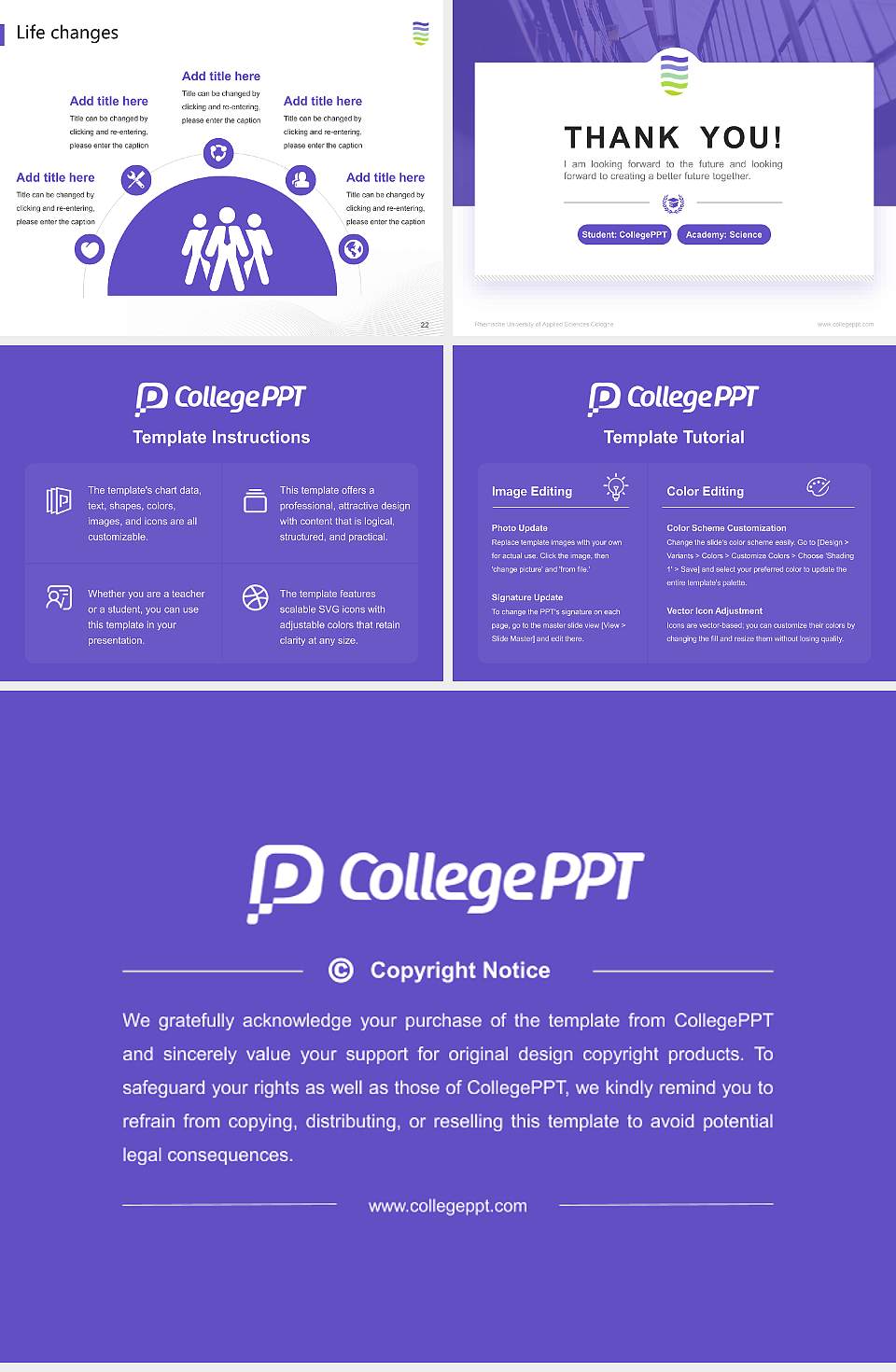 Rheinische University of Applied Sciences Cologne National Scholarship Defense PPT Template4:3 ratio PPT effect preview image4
