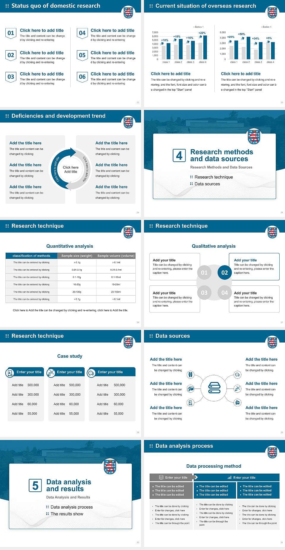 Thuringian University of Applied Sciences for Public Administration Graduation Thesis Defense PPT Template4:3 ratio PPT effect preview image4