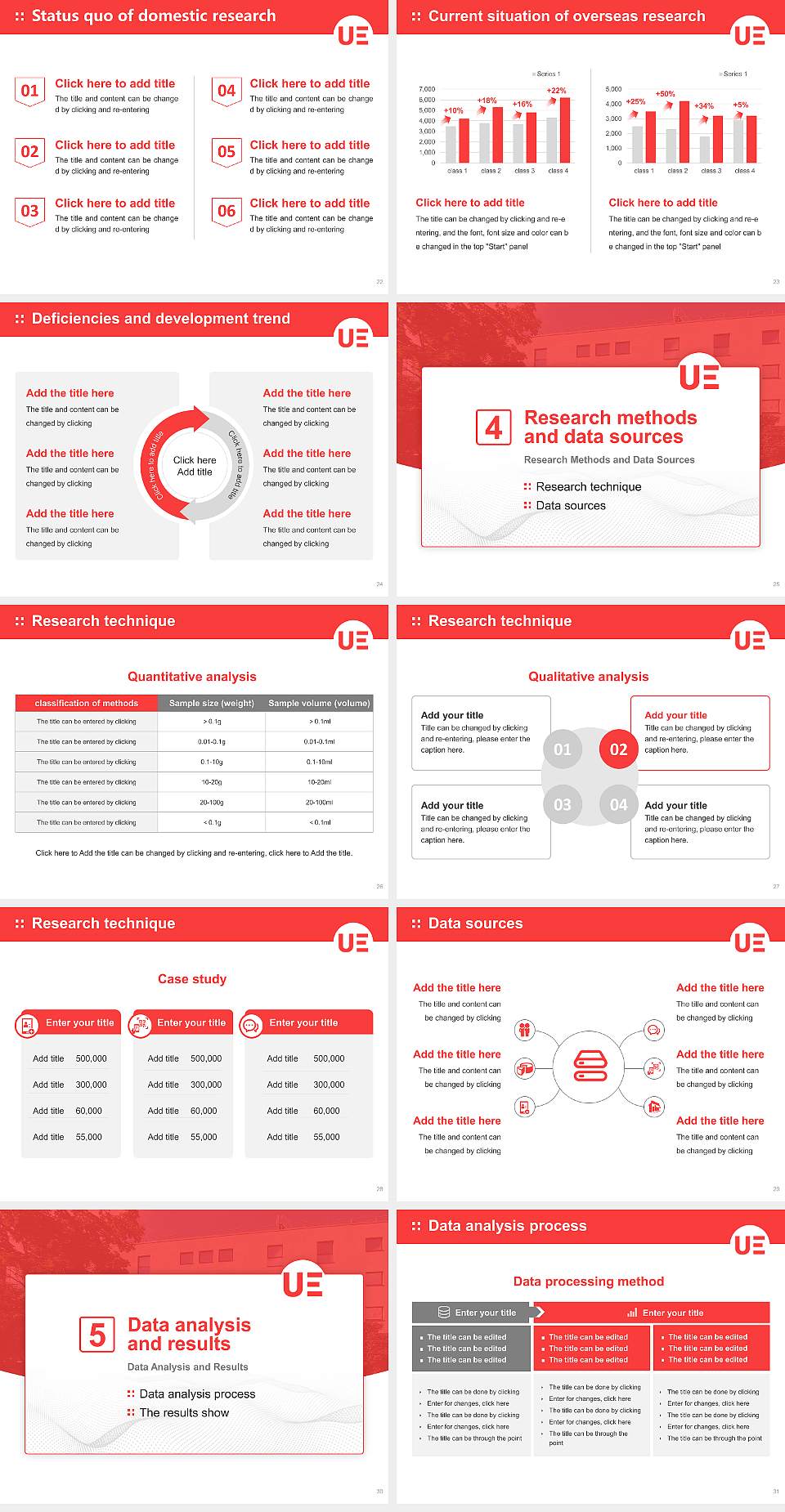 University of Europe for Applied Sciences Graduation Thesis Defense PPT Template4:3 ratio PPT effect preview image4
