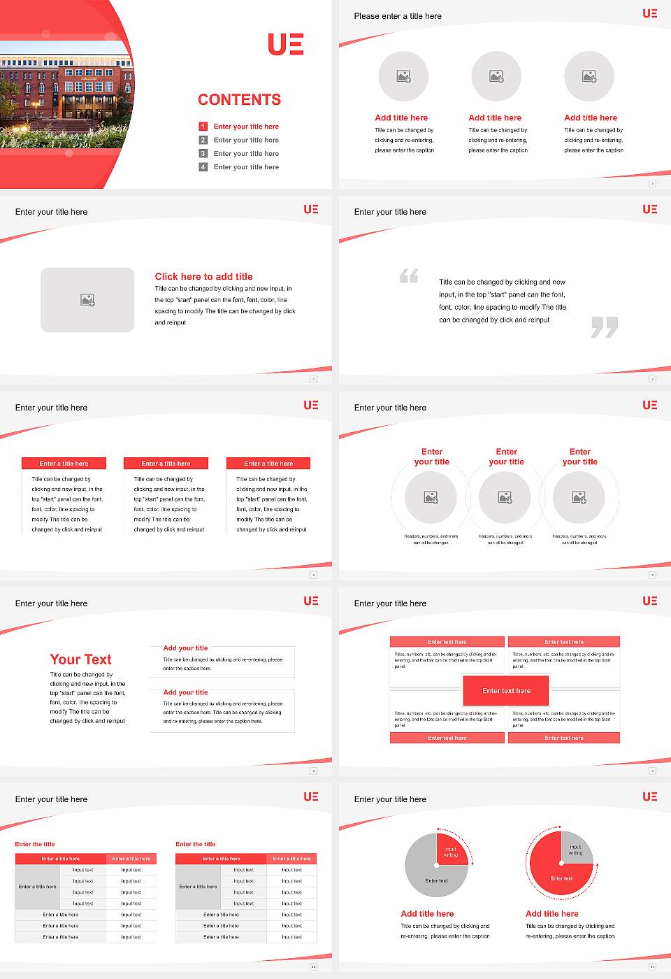 University of Europe for Applied Sciences – Hamburg campus Course/Courseware Creation PPT Template16:9 ratio PPT effect preview image2