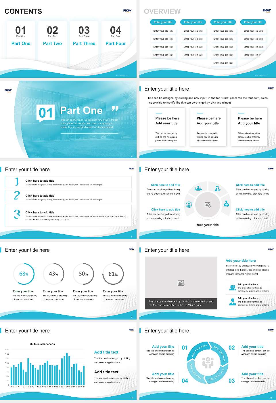 University of Applied Sciences for Business Lecture Sharing and Networking Event PPT Template16:9 ratio PPT effect preview image2