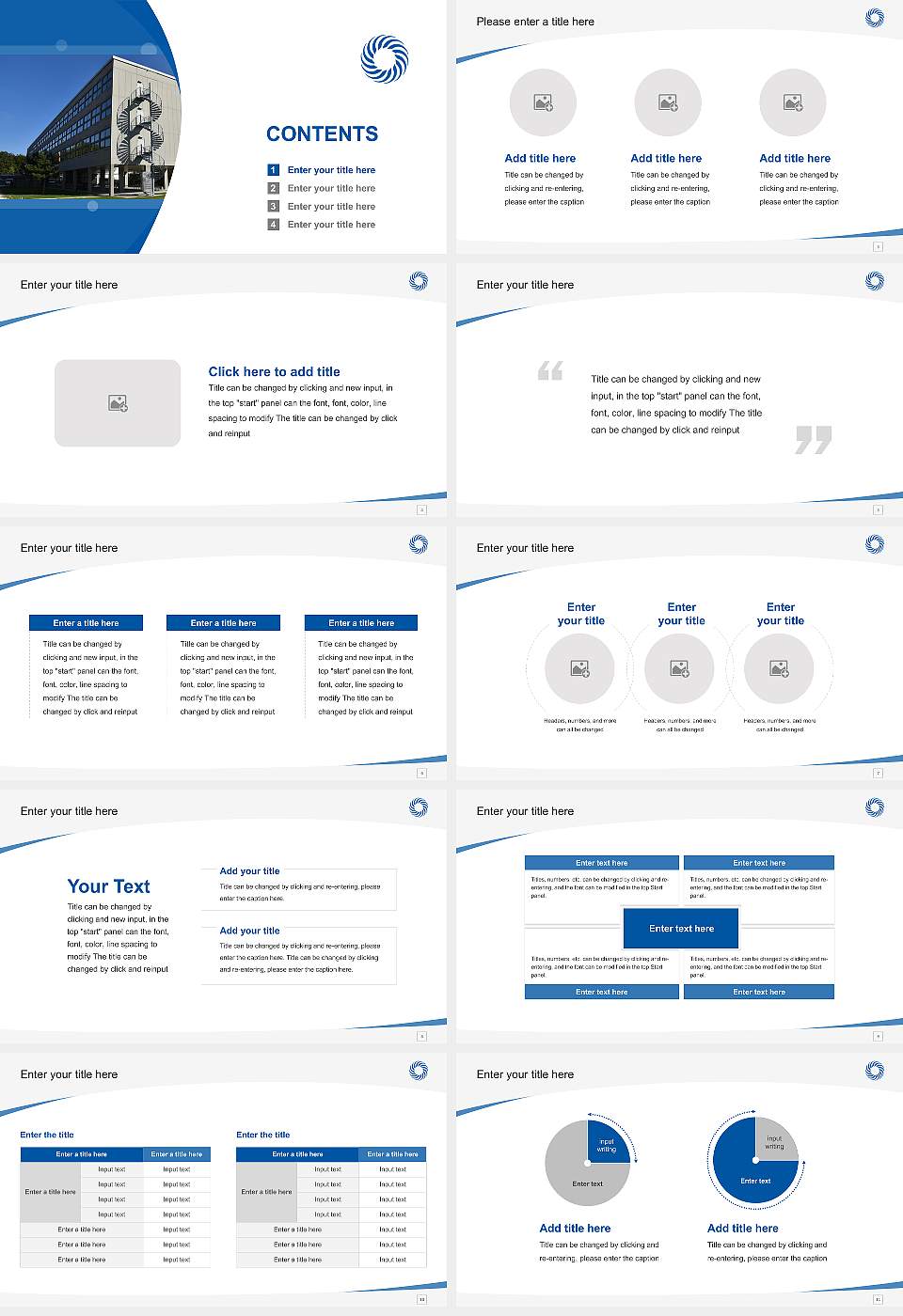 Ulm University of Applied Sciences Course/Courseware Creation PPT Template16:9 ratio PPT effect preview image2