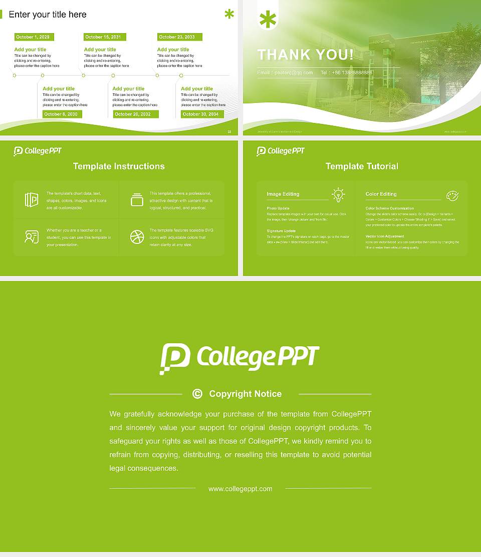 University of Communication and Design Lecture Sharing and Networking Event PPT Template16:9 ratio PPT effect preview image4