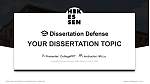 University of Fine Arts Essen (HBK Essen) Graduation Thesis Defense PPT Template