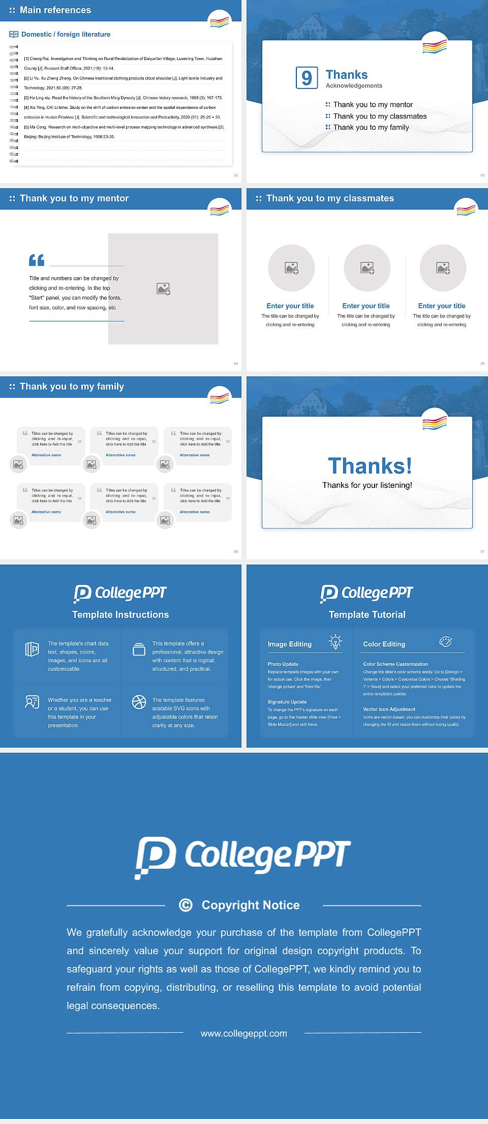 University of Church Music of the Evangelical Church in Württemberg Graduation Thesis Defense PPT Template4:3 ratio PPT effect preview image7