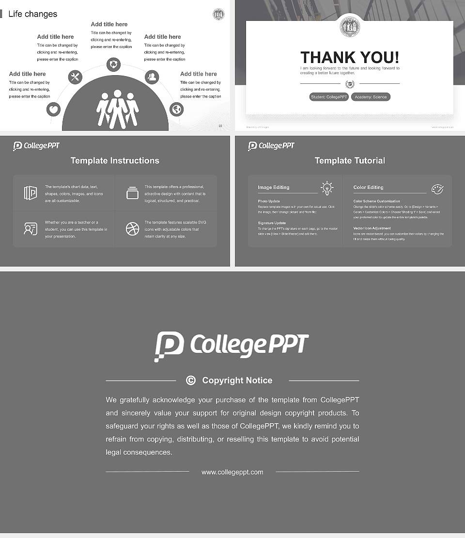 University of Cologne National Scholarship Defense PPT Template16:9 ratio PPT effect preview image4