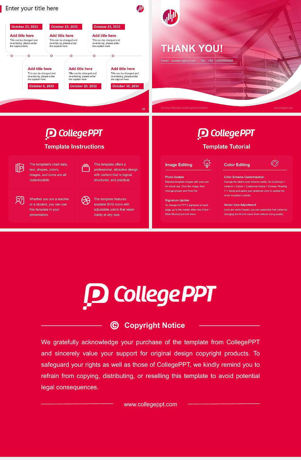 University of Business and Management Mannheim Lecture Sharing and Networking Event PPT Template4:3 ratio PPT effect preview image4