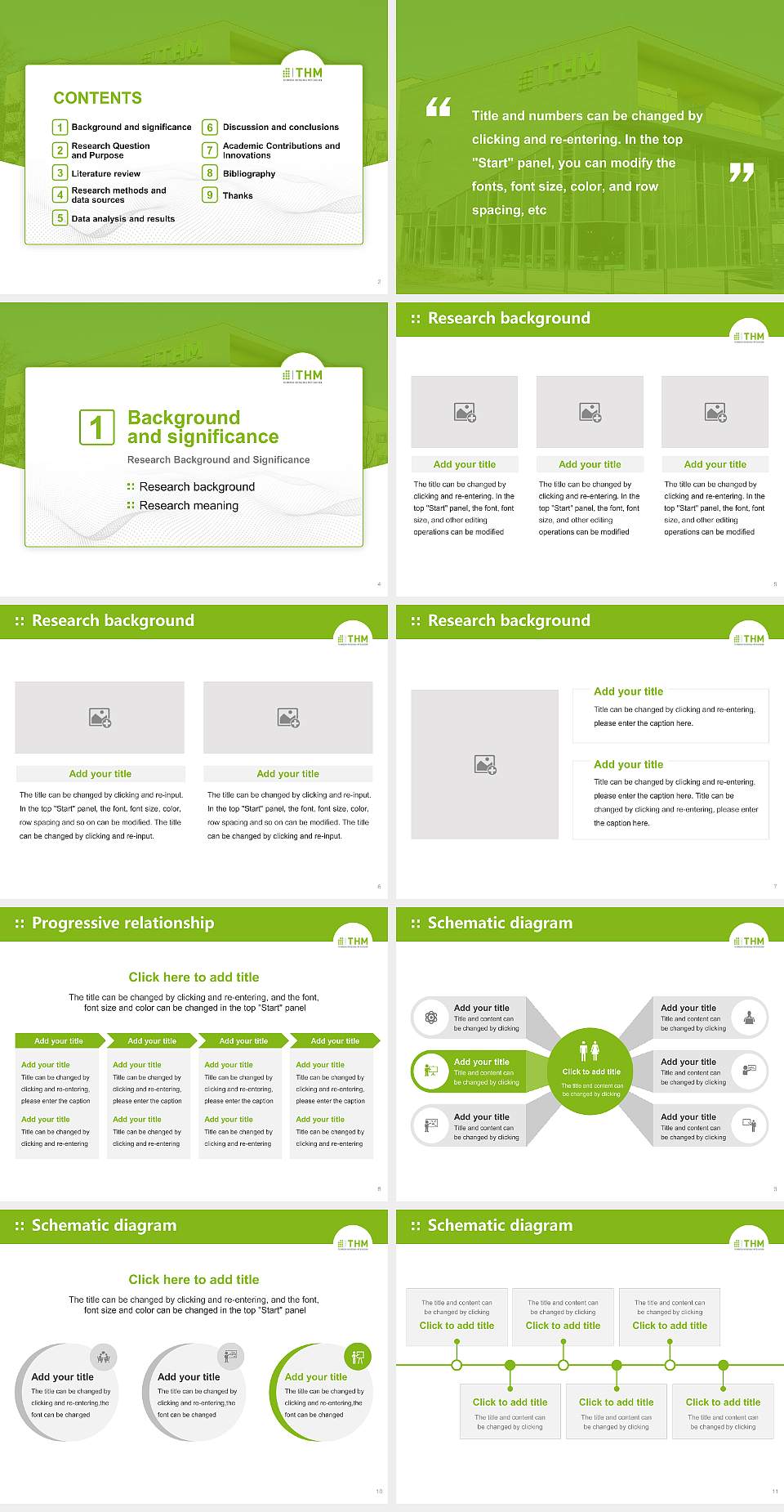 University of Applied Sciences Mittelhessen (THM) Graduation Thesis Defense PPT Template4:3 ratio PPT effect preview image2