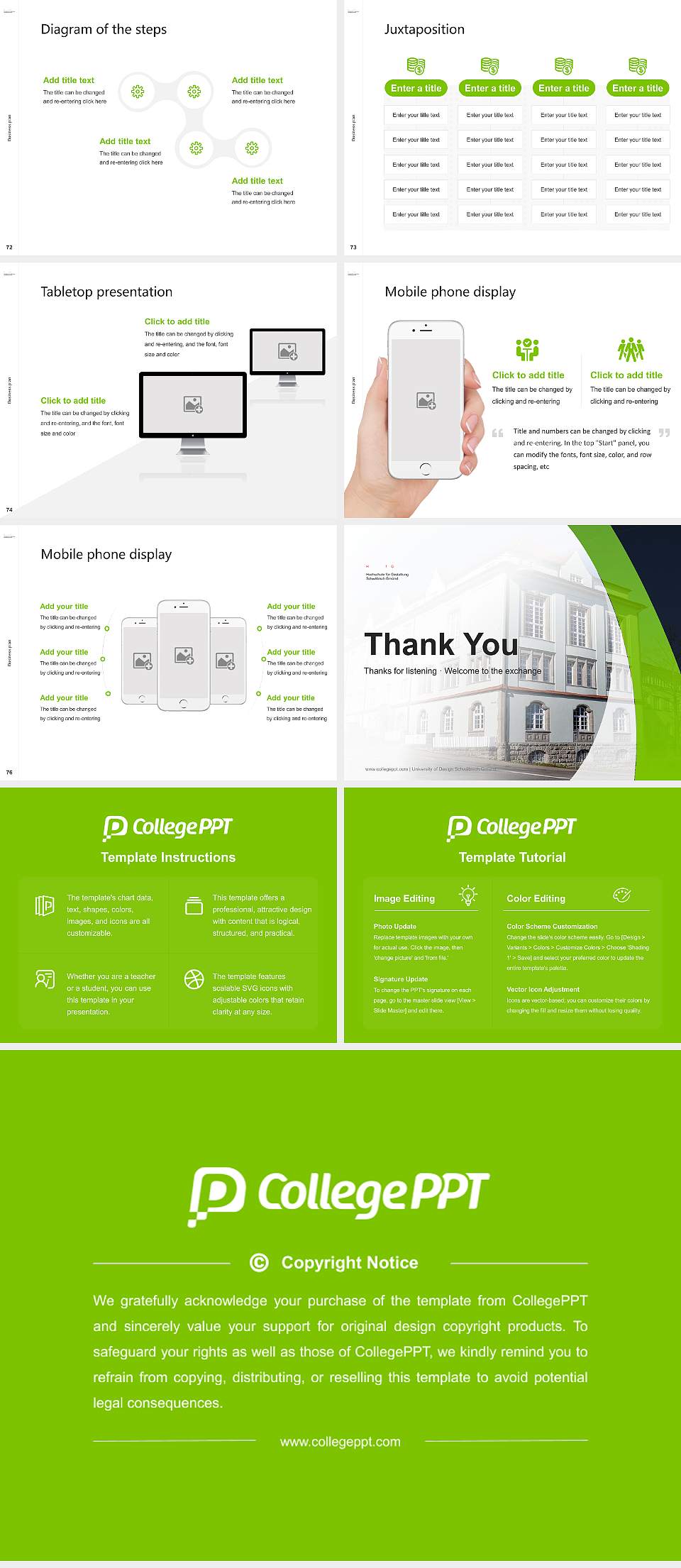 University of Design Schwäbisch Gmünd Competition/Entrepreneurship Contest PPT Template4:3 ratio PPT effect preview image9
