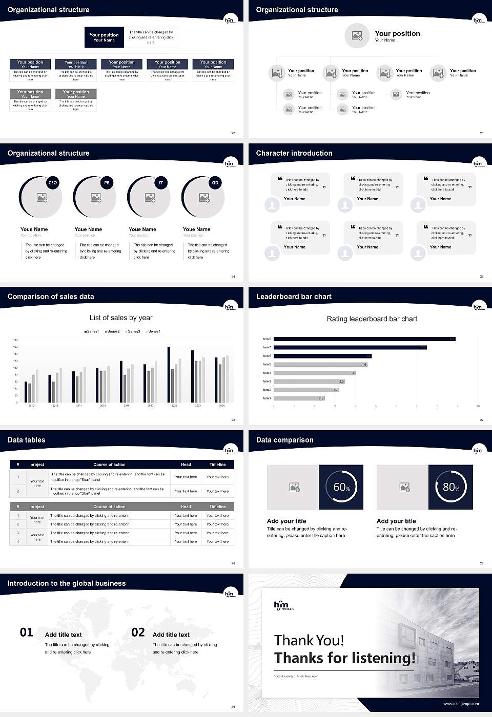 State University of Music Trossingen Academic Presentation/Research Findings Report PPT Template16:9 ratio PPT effect preview image4