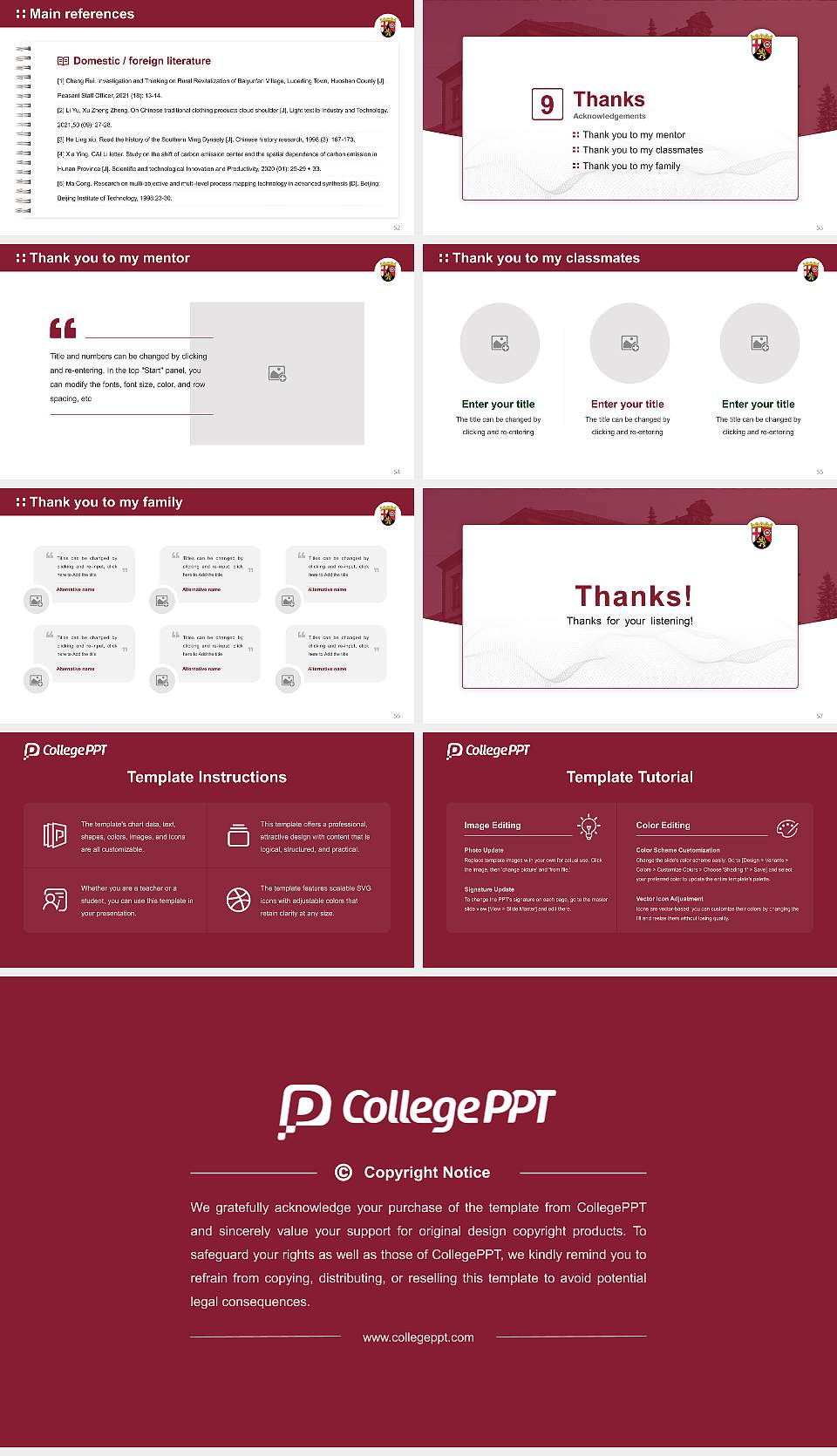 University of Finance Rhineland-Palatinate Graduation Thesis Defense PPT Template16:9 ratio PPT effect preview image7