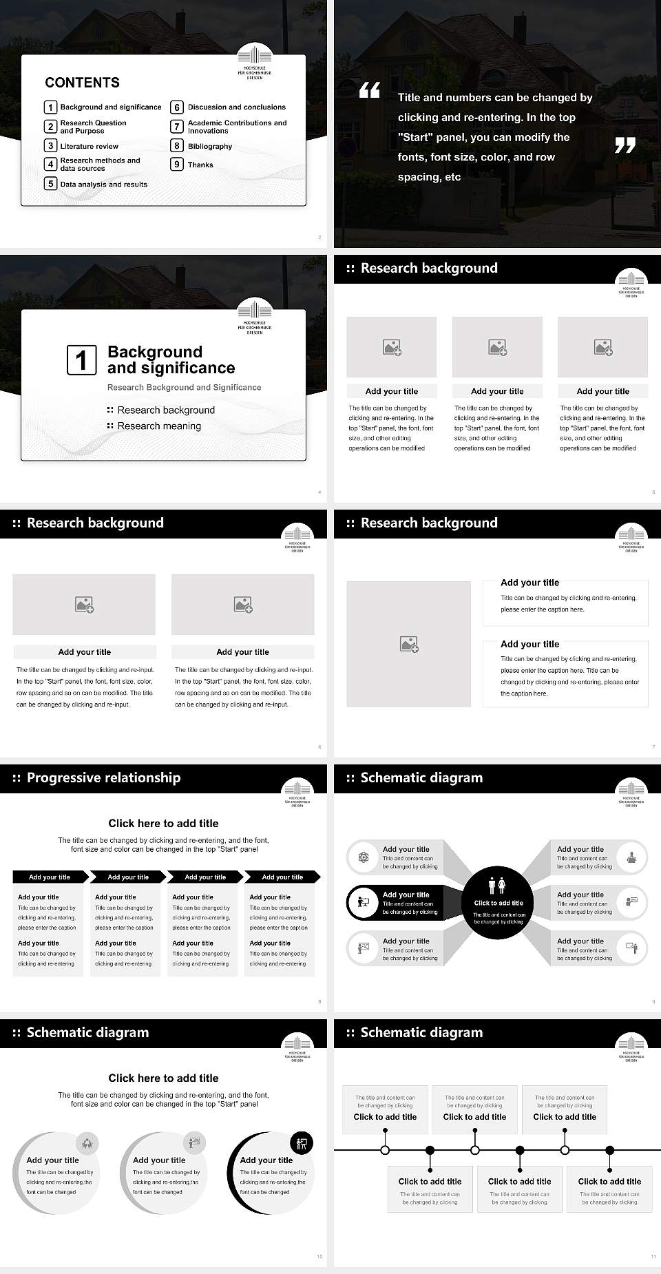 University of Church Music of the Evangelical Lutheran Church of Saxony Graduation Thesis Defense PPT Template4:3 ratio PPT effect preview image2