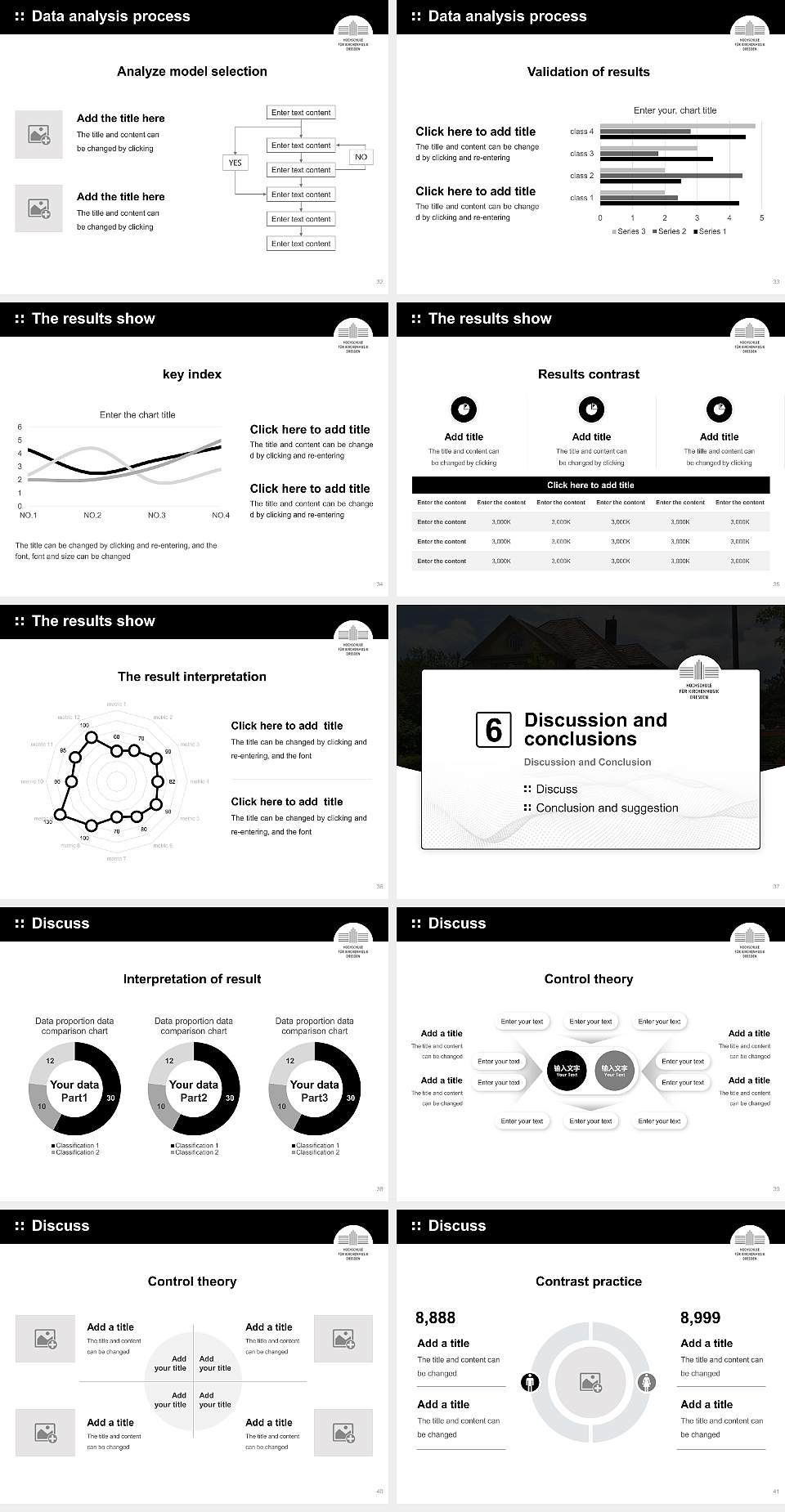 University of Church Music of the Evangelical Lutheran Church of Saxony Graduation Thesis Defense PPT Template4:3 ratio PPT effect preview image5