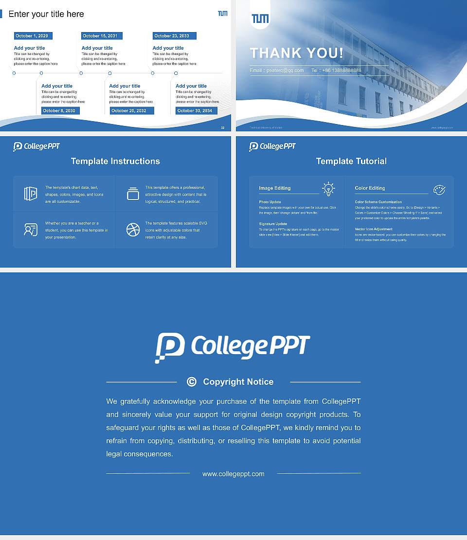 Technical University of Munich Lecture Sharing and Networking Event PPT Template16:9 ratio PPT effect preview image4
