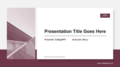 Theological University Ewersbach General PPT Template