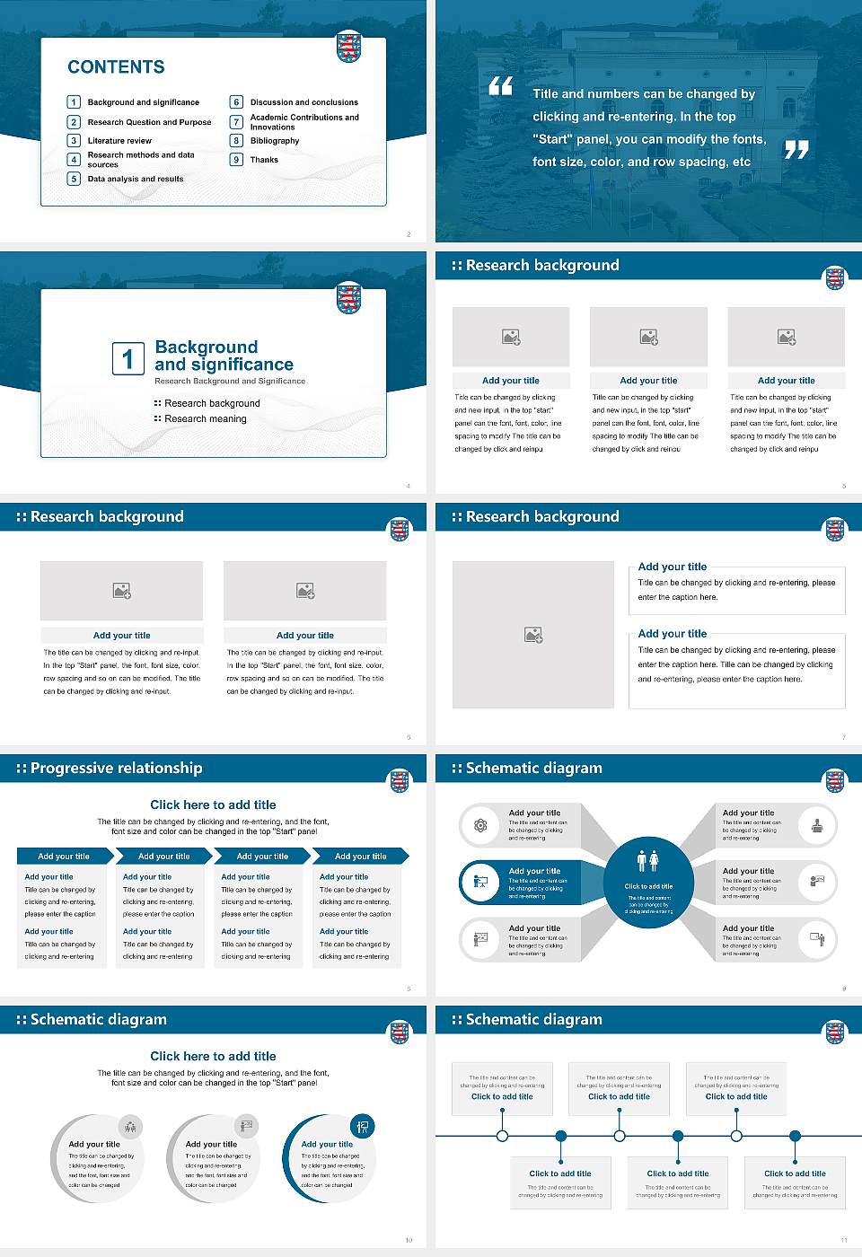Thuringian University of Applied Sciences for Public Administration Graduation Thesis Defense PPT Template16:9 ratio PPT effect preview image2