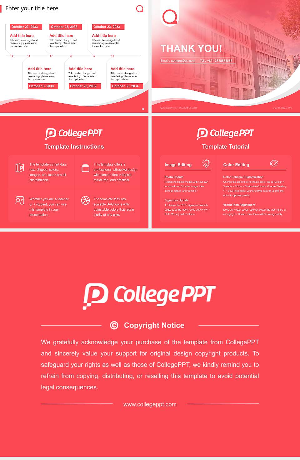 Quadriga University of Applied Sciences Lecture Sharing and Networking Event PPT Template4:3 ratio PPT effect preview image4