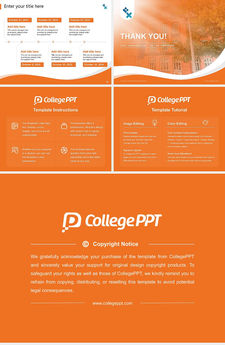 University of Applied Sciences Bremen Lecture Sharing and Networking Event PPT Template4:3 ratio PPT effect preview image4