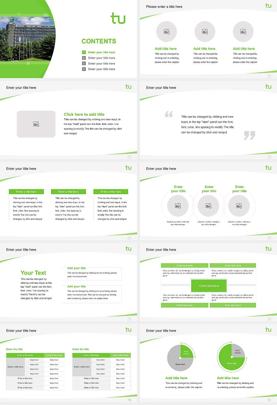 Technical University of Dortmund Course/Courseware Creation PPT Template16:9 ratio PPT effect preview image2