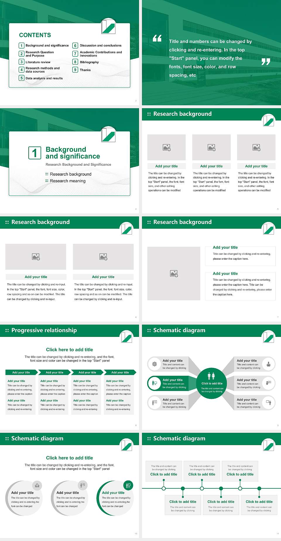 University of Bayreuth Graduation Thesis Defense PPT Template4:3 ratio PPT effect preview image2