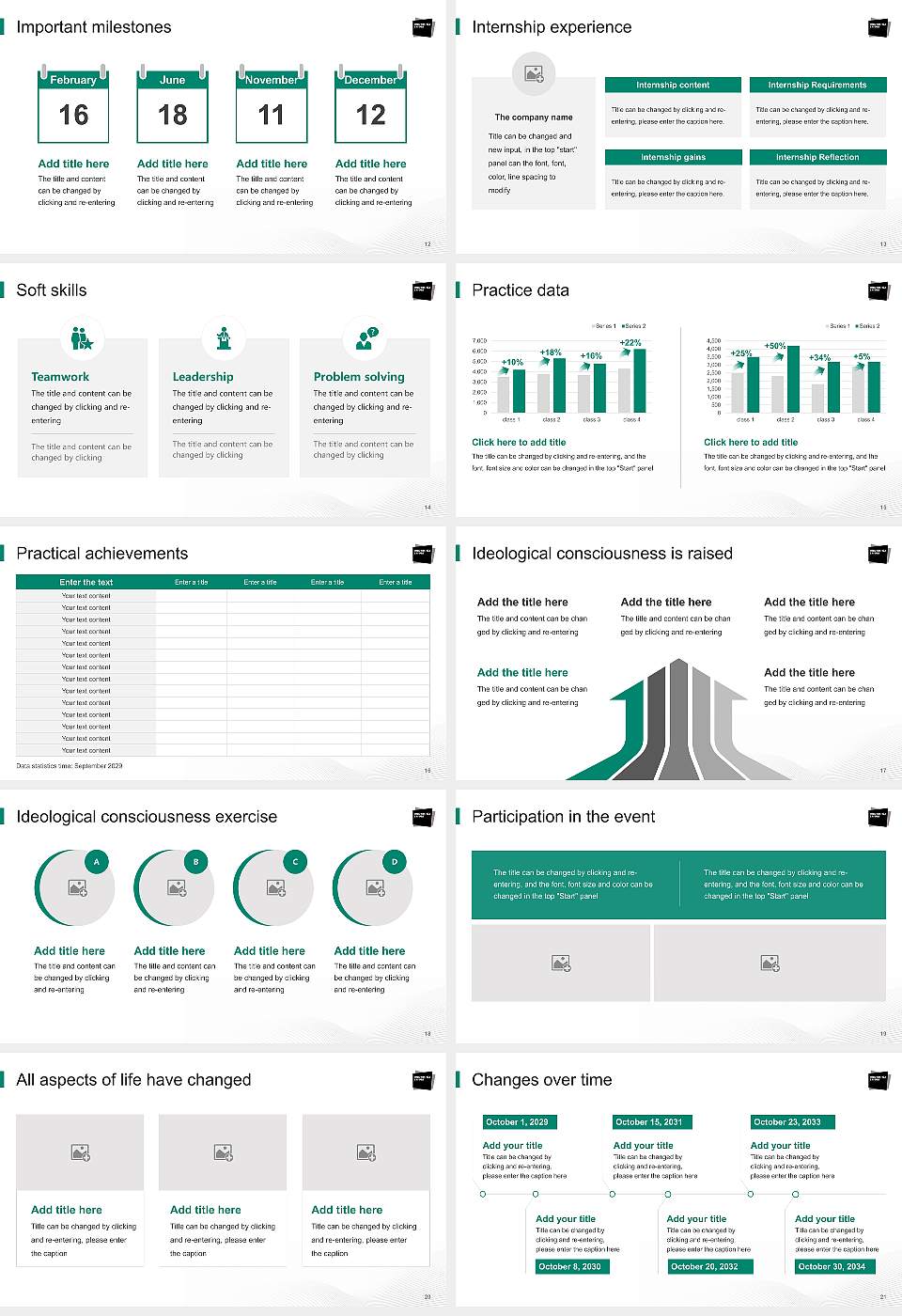 University of Erfurt National Scholarship Defense PPT Template16:9 ratio PPT effect preview image3