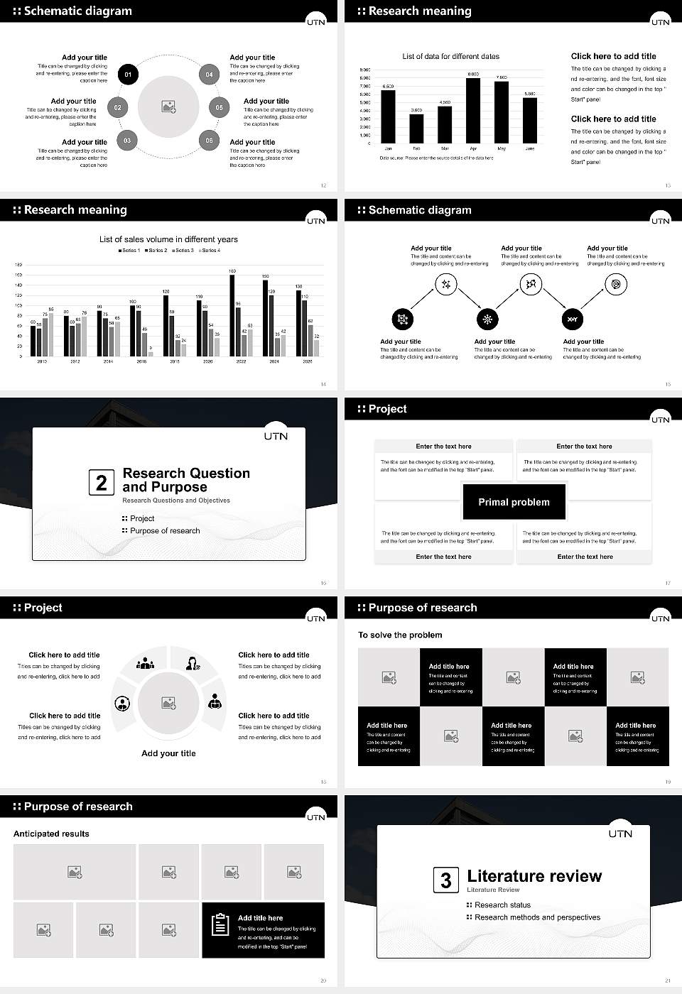 Technical University of Nuremberg Graduation Thesis Defense PPT Template16:9 ratio PPT effect preview image3