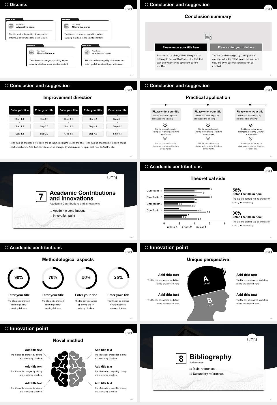 Technical University of Nuremberg Graduation Thesis Defense PPT Template16:9 ratio PPT effect preview image6