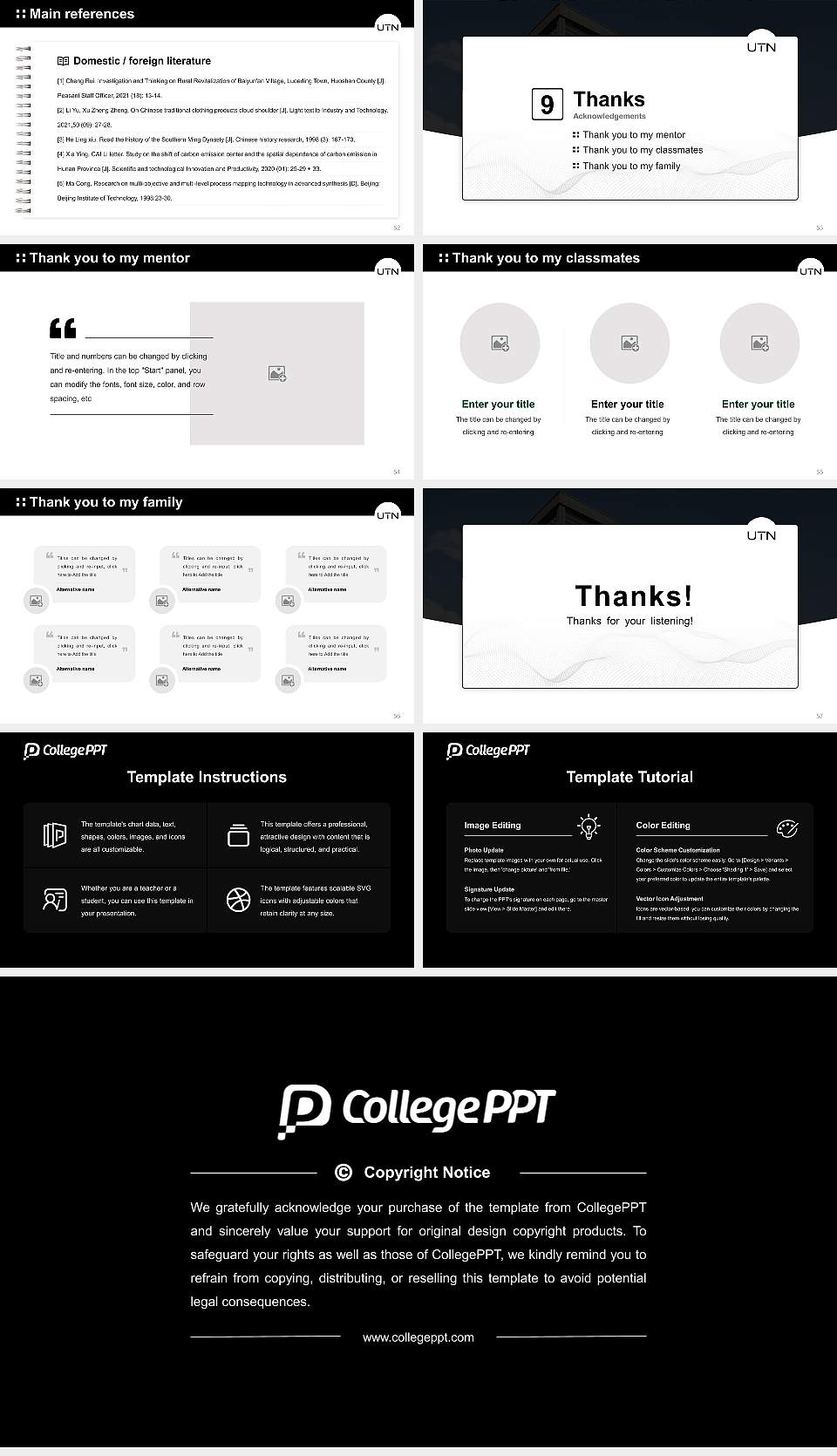 Technical University of Nuremberg Graduation Thesis Defense PPT Template16:9 ratio PPT effect preview image7