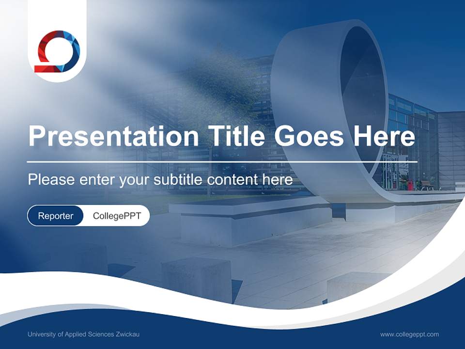 University of Applied Sciences Zwickau Lecture Sharing and Networking Event PPT Template4:3 ratio PPT effect preview image4